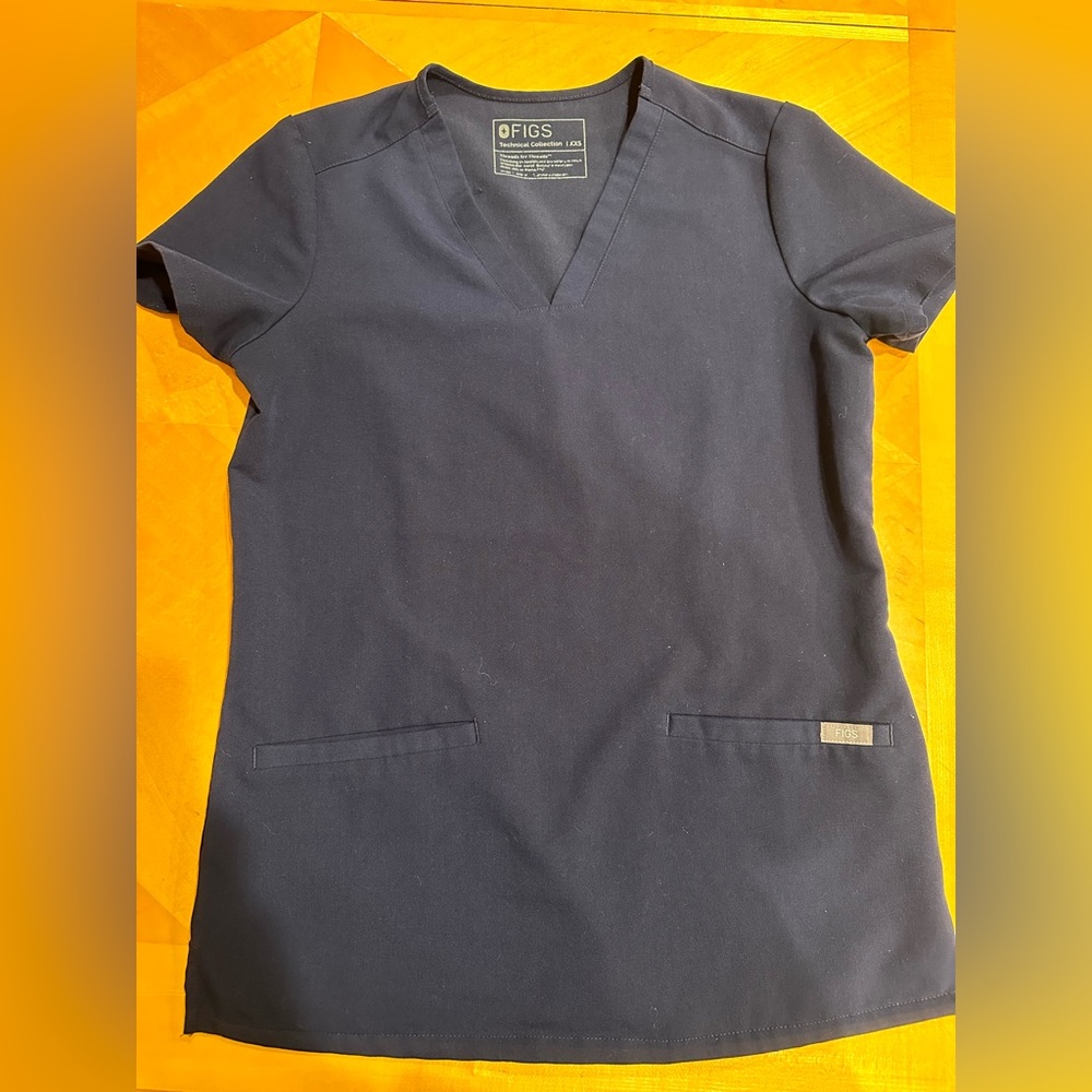 FIGS XXS CASMA 3 POCKET SCRUB TOP